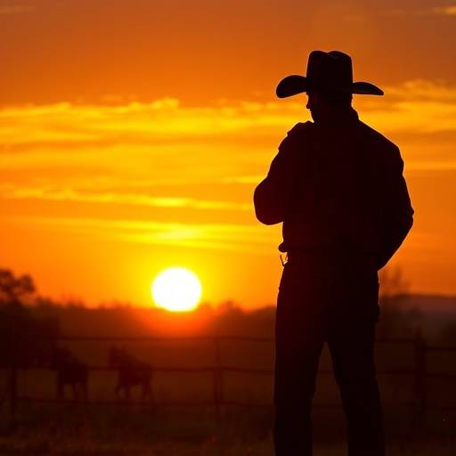 Album cover for 'Sunset Serenade' by The Lone Star Drifters, a Texas country album.