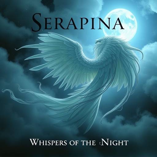 Album cover for 'Whispers of the Night' by Seraphina.