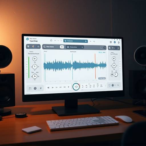 Screenshot of audio restoration software interface, highlighting the advanced tools and techniques used to clean up and enhance old recordings at EchoSound Studios.